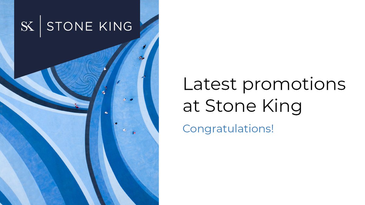 Stone King celebrates a raft of promotions and a new joiner stoneking.co.uk/news/general/r… #Promotions #NewJoiner #CareerGrowth #StoneKing