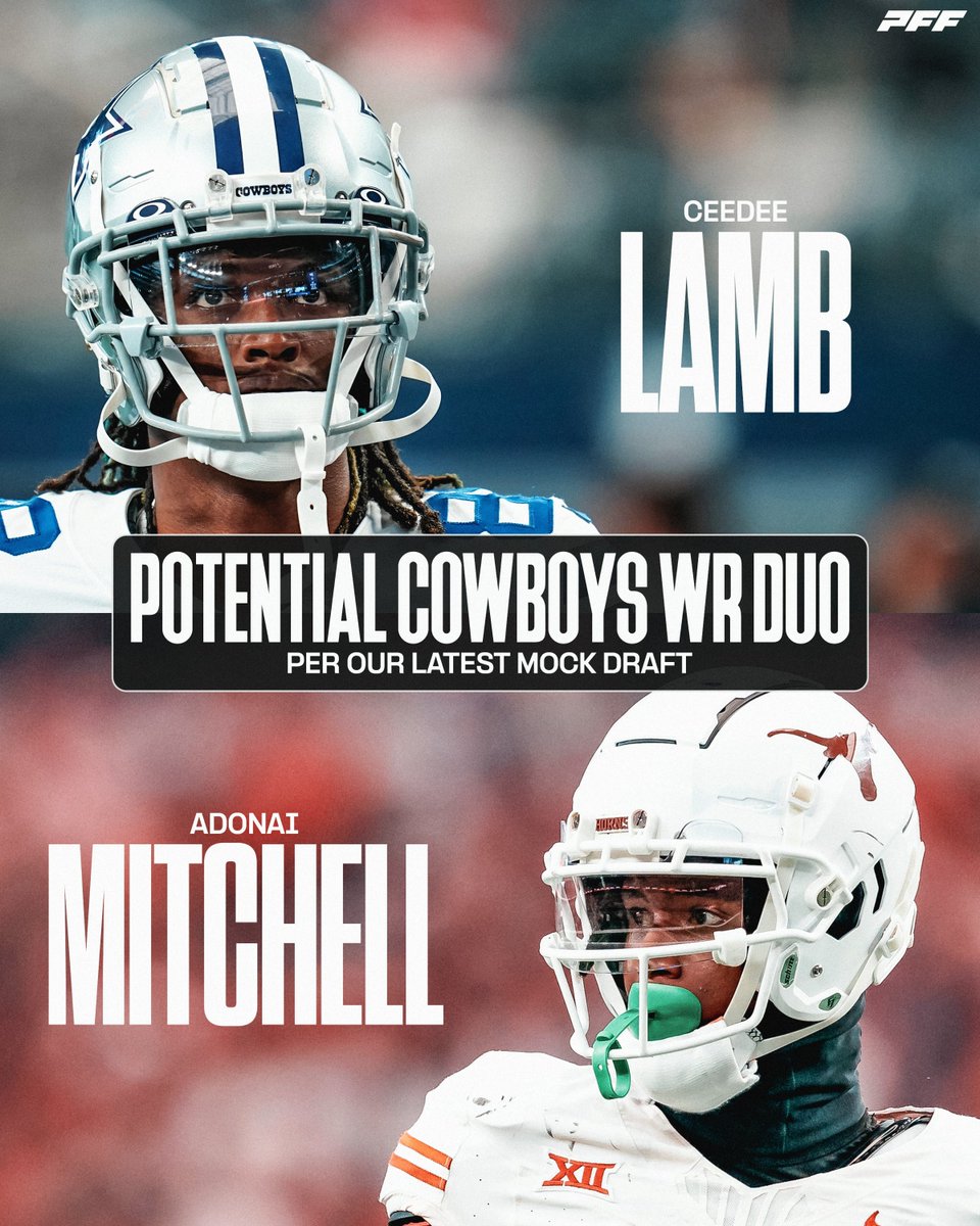 PFF's tweet photo. This potential Cowboys WR duo would be so fun to watch https://t.co/tyhMmY5LbC