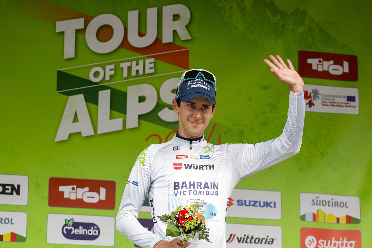 🇮🇹🇦🇹 #TotA

Tiberi &amp; <a href="/WoutPoels/">Wout Poels</a> displayed strong form on the ST1 <a href="/Tourof_TheAlps/">Tour of The Alps</a>. 

Despite their efforts in the flat final, they couldn't close the gap to the late attackers and sprinted to 7th and 11th place respectively. 

Tiberi is currently leading the white jersey ranking.