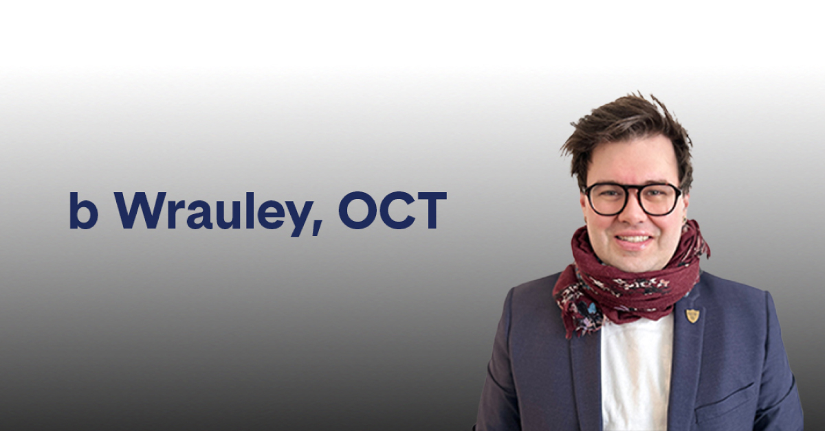 Meet b Wrauley, OCT, our 2023 #scholarship recipient of the Brian P. McGowan Scholarship for Resilience. Their personal journey makes them a beacon of inspiration and a powerful advocate for creating inclusive and diverse learning environments: oct-oeeo.ca/xndgn4 #OntEd
