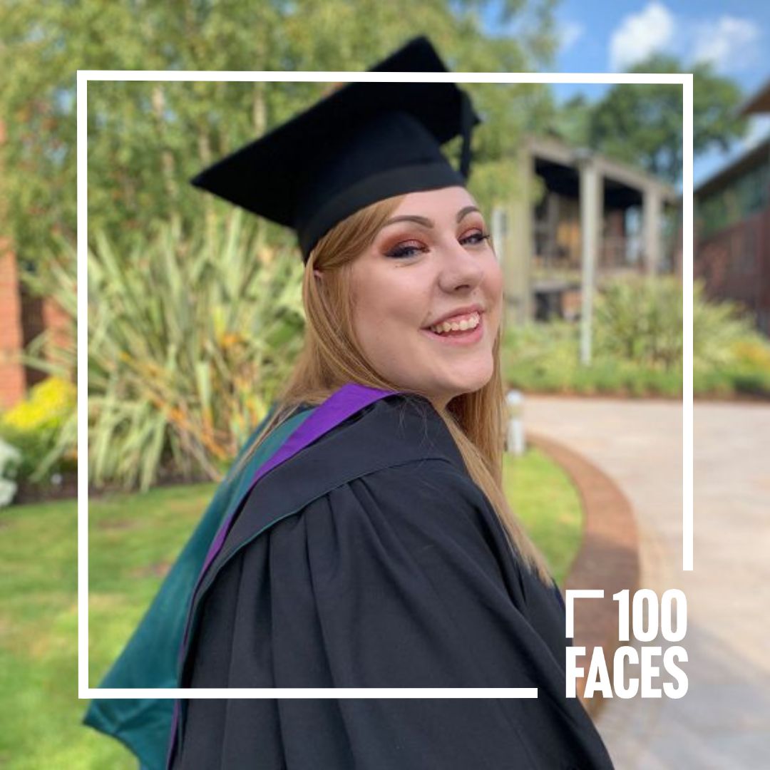 We’re delighted to join @UniversitiesUK in celebrating the stories of students who were the first in their family to go to university. EHU alumni, Steph Rimmer, was the first in her family to attend and now she works at Edge Hill supporting students just like her. #100Faces