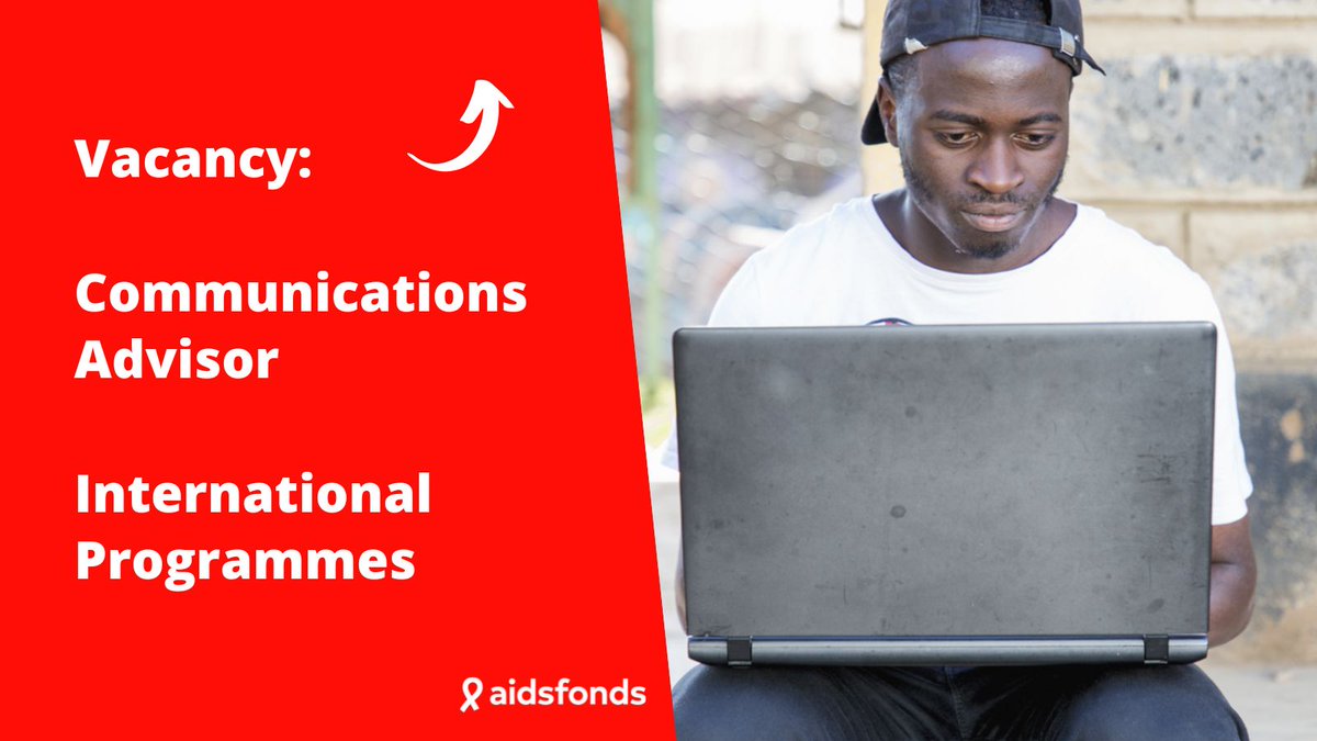 Are you passionate about making an impact through #communication? Do you combine strategic insight with a pragmatic approach? Then we are looking for you! Aidsfonds has a #vacancy for a Communications Advisor - International Programmes Read on: bit.ly/3Q1u8uN