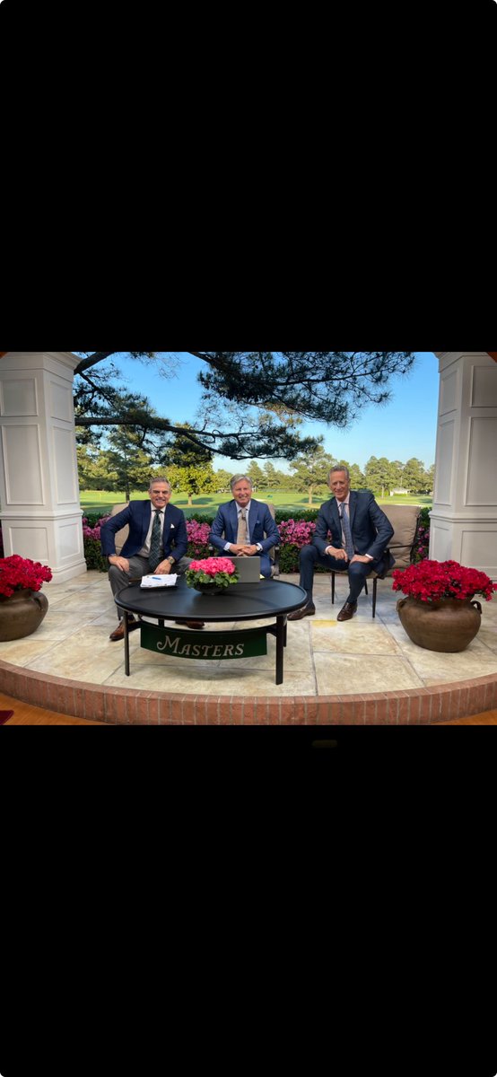 Hope you all enjoyed the Masters - congrats Scottie. It’s always a fun & busy week working both Sky & Golf Channel. Terrific to have Masters winning credibility in Nick & Butch join us @SkySportsGolf & always learn from the hard working pros that Rich & Brandel are 💪@GolfChannel