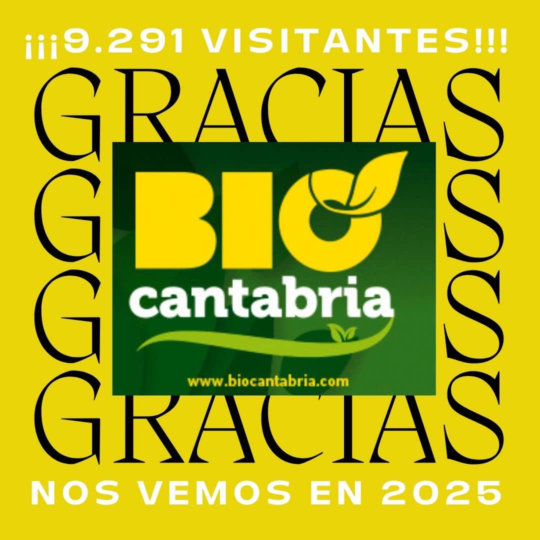 #MashMedia, organizadora de @BioCantabria en #Santander, da las #Gracias a todas las personas que han visitado #BioCantabria, expositores, entidades patrocinadoras, colaboradoras...

#MilGracias a todas las personas que trabajan por la #alimentación #ecológica, #sostenibilidad...