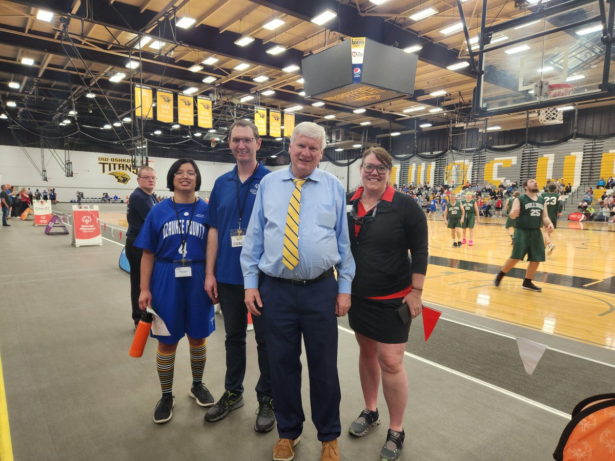 Last Saturday, I had the pleasure of attending the Oshkosh Special Olympics, where I really enjoyed cheering on the athletes!