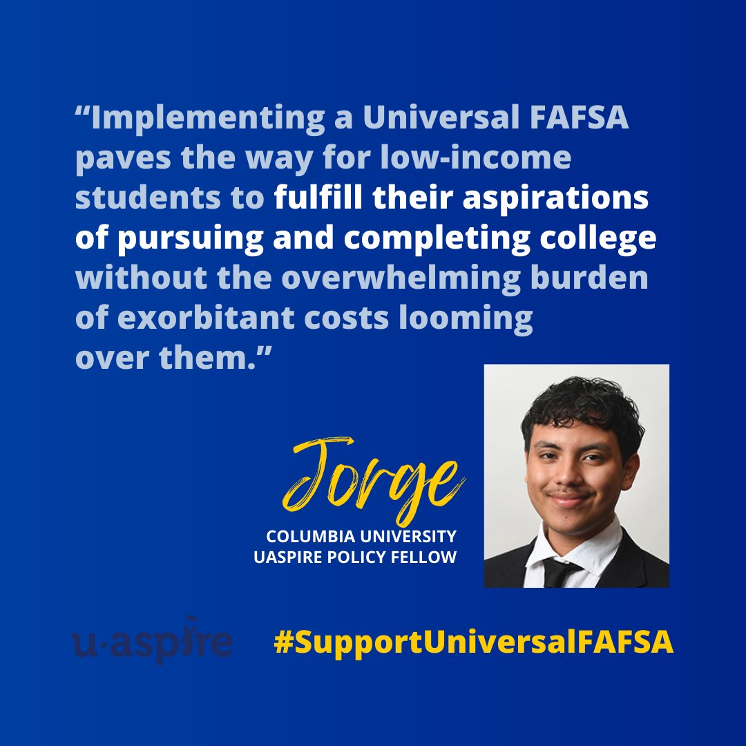 📢Students in New York & Massachusetts left over $278M in unused Pell funding on the table last year by not completing the FAFSA. We can ensure that these funds don’t go unused by calling on the Massachusetts & New York legislatures to #SupportUniversalFAFSA