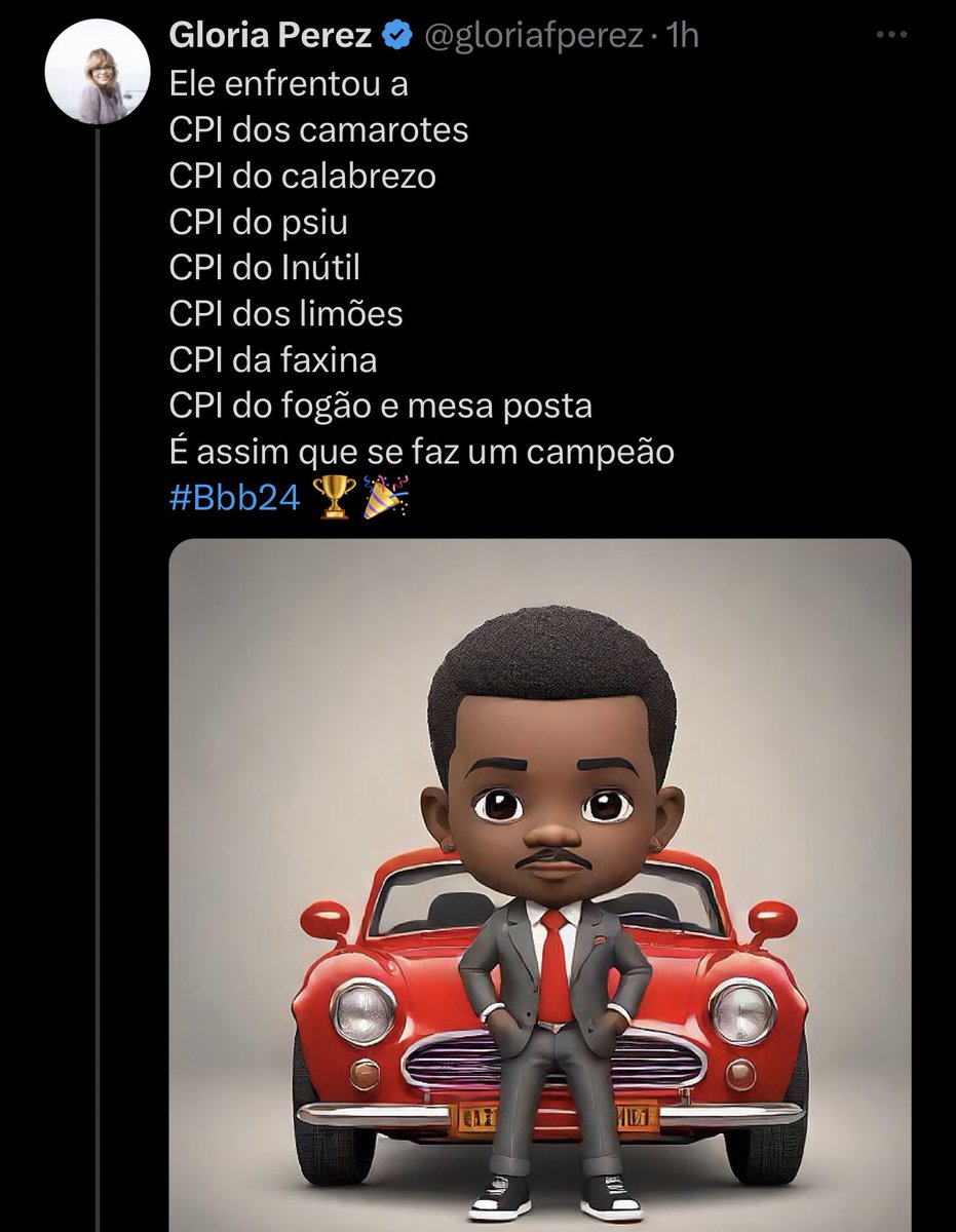 Acho que ela recebe isso pronto no Whats e só faz jogar aqui no TT. 😂