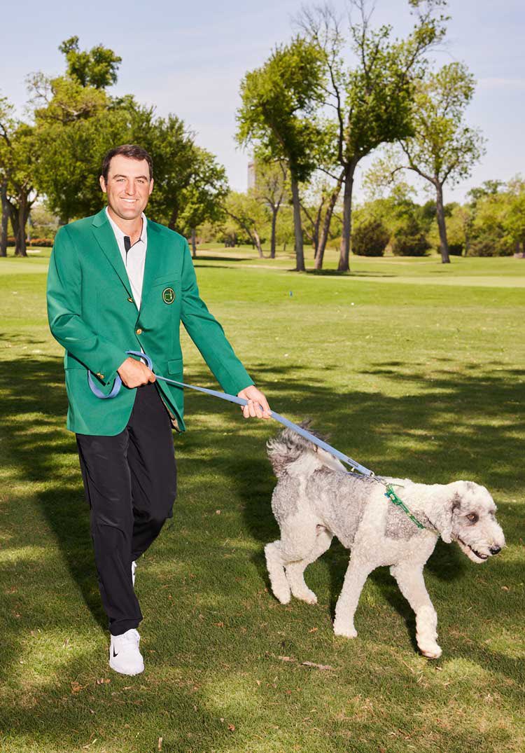 Congratulations to the 2024 @TheMasters champion, Scottie Scheffler 🏆 We hope you pawty it up! #themasters #golfdog #adoptme #adoptdontshop #adoptabledog #fosterdog #dognonprofits #dogadoption #nonprofitorganizations