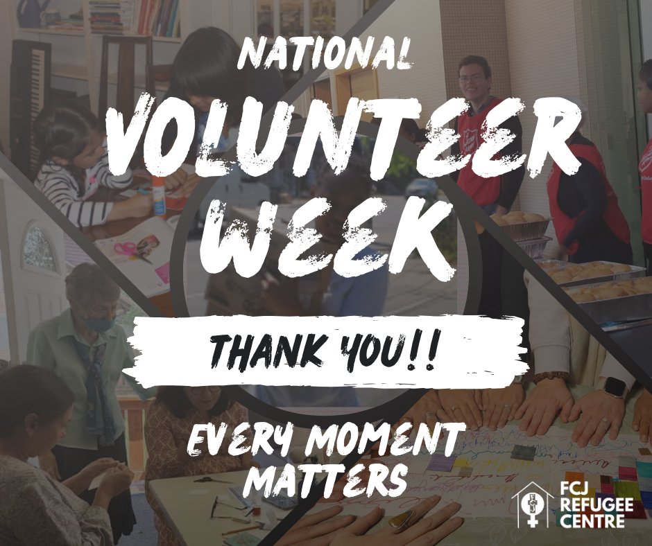 During National Volunteer Week, we recognize and celebrate the importance of each and every volunteer’s impact. We are immensely grateful for their support. Read more 👇 fcjrefugeecentre.org/2024/04/nation… #NVW2024 #EveryMomentMatters