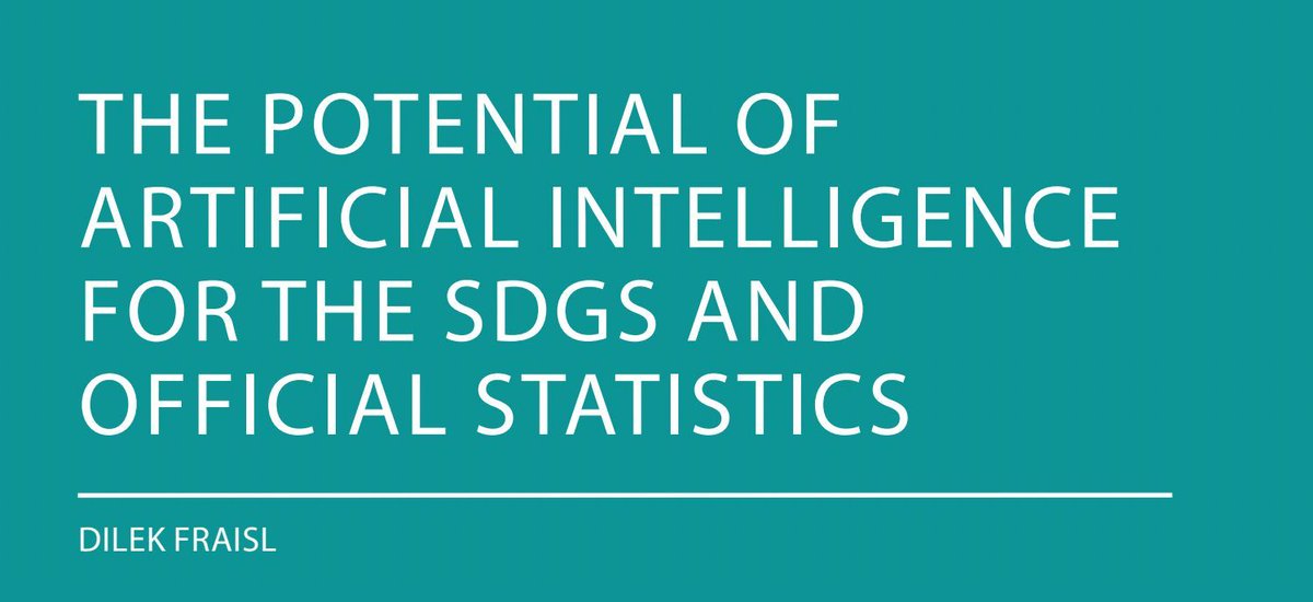 In a rapidly changing world, #AI is garnering increasing attention from national statistical offices as they're challenged to produce more timely and high-quality data for decision-making. In a @ContactPARIS21 working paper, read more from @dilekfraisl1: buff.ly/3VXqUfB