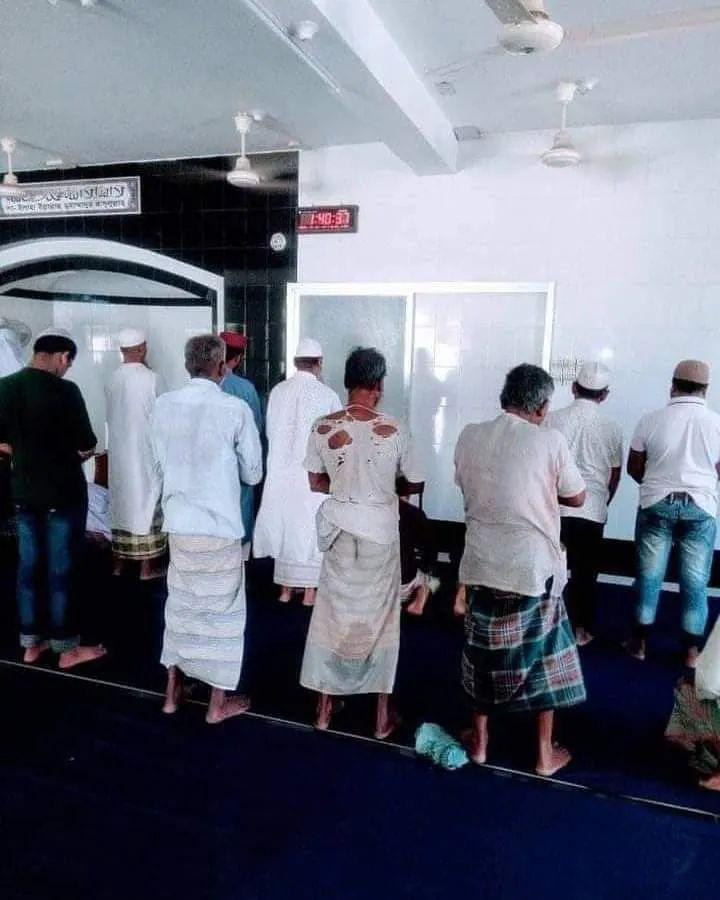 This is Islam, there is no difference between rich and poor.