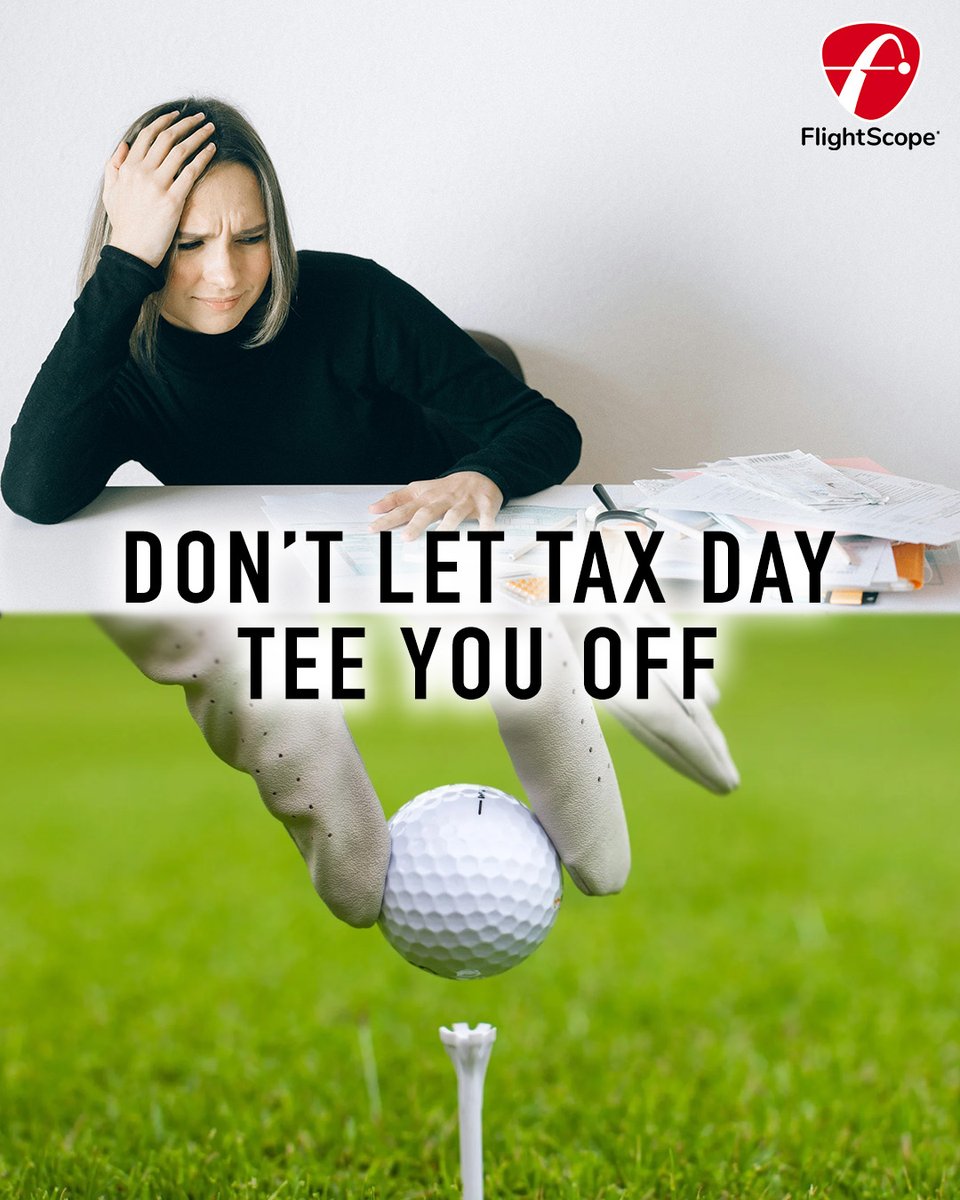 You know what to do with that paper today👀⛳️ #TaxDay2024