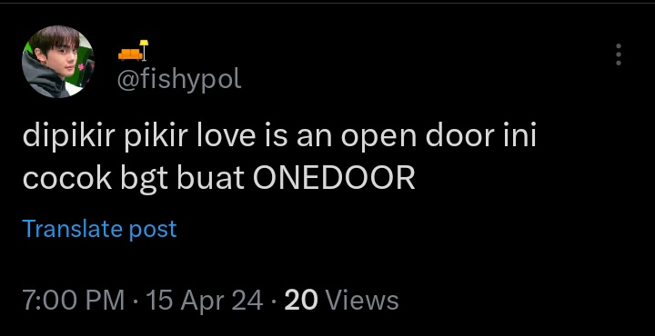 'love is an open door kalo lebaran jadi love is an open house' - riwoo