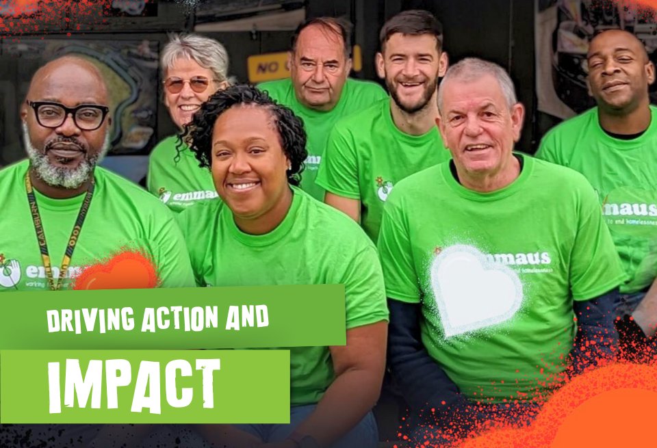 EmmausUK's tweet photo. A new report reveals that one new person every hour is turning to Emmaus for help.

‘Driving Action and Impact’ showcases how #Emmaus is transforming the lives of people who have experienced #homelessness, poverty, and social exclusion.

Read now: https://t.co/53YR0wnI3Q https://t.co/iGbwzka2ZY