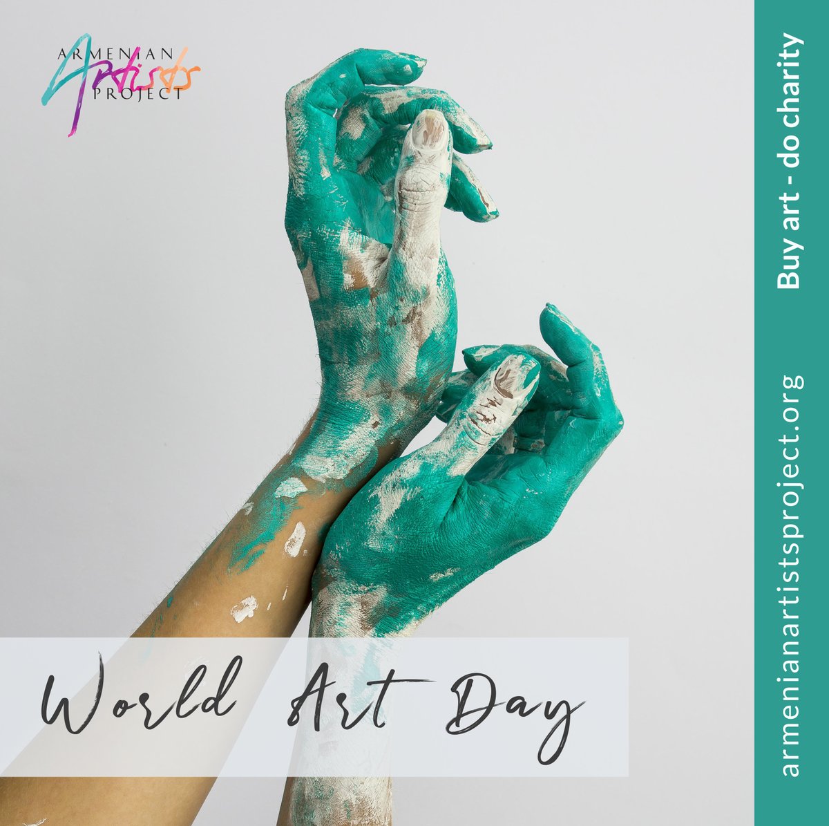 HAPPY WORLD ART DAY!

World Art Day, a celebration to promote the development, diffusion and enjoyment of art, was proclaimed at the 40th session of UNESCO’s General Conference in 2019.

#armenianartistsproject #armenianart #charitythroughart #charityproject