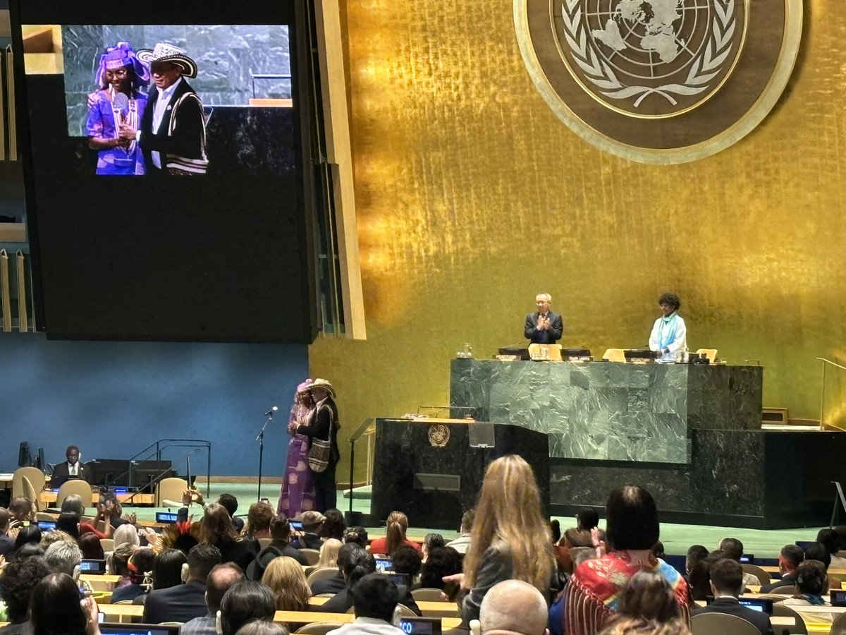 Congratulations to @hindououmar on her election as the Chair of the UN Permanent Forum on Indigenous Issues @UN4Indigenous. Thanks to @DMejia20 for his impactful tenure as the former Chair.