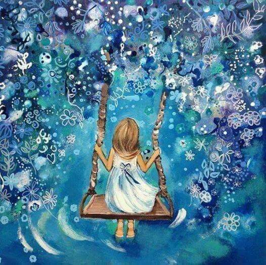 Happiness is letting go of what you think your life is supposed to look like and celebrating it for everything that it is .. Mandy Hale 💙🫧 Artist Credit : Georgina Hart🖌️