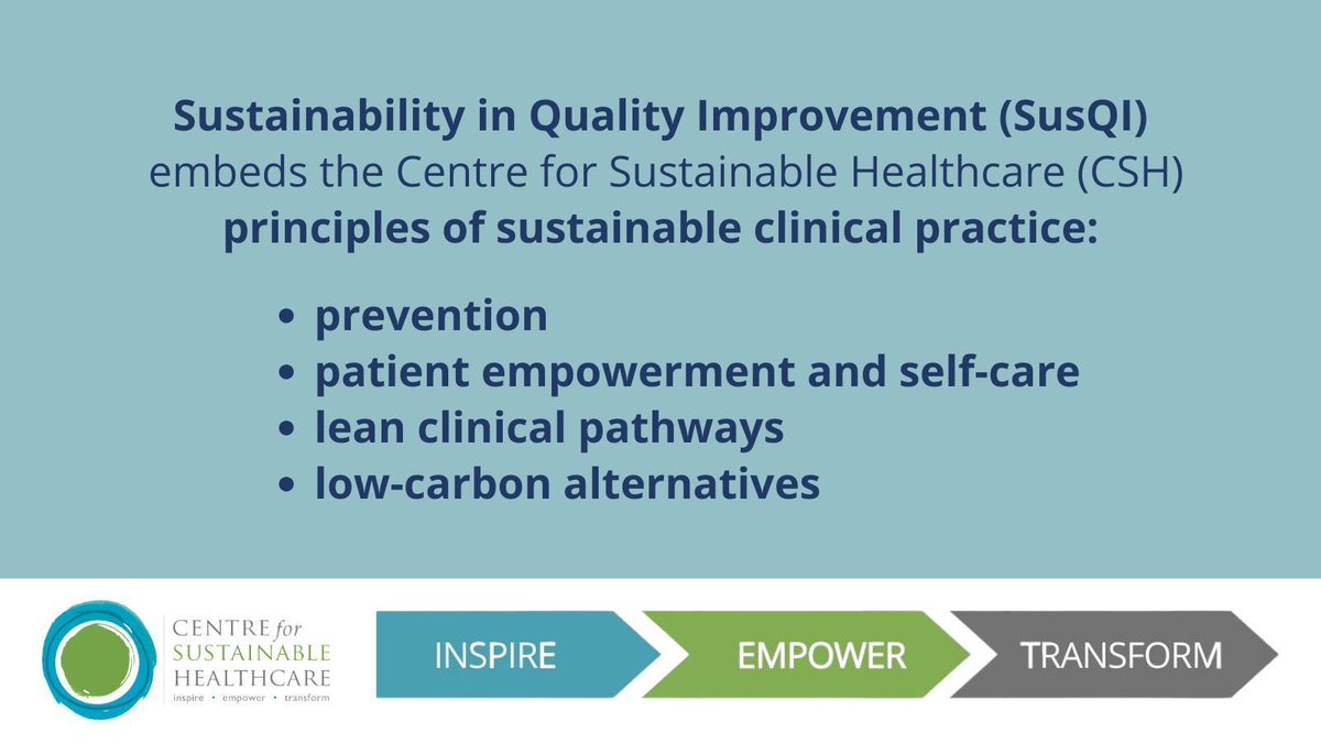 More information: buff.ly/3omRdO4 #SusQI #qualityimprovement #sustainablehealthcare