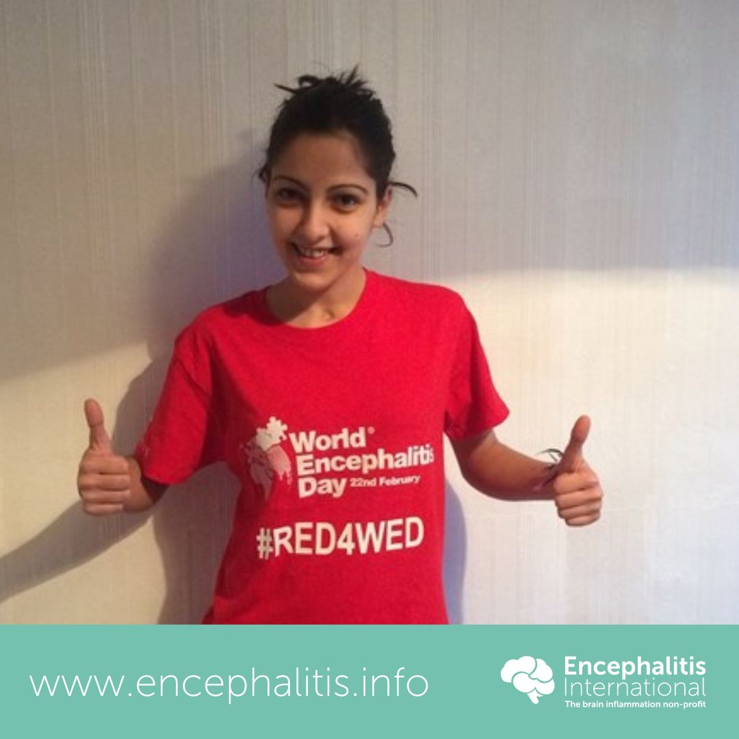 This is Hayleigh, from London! She became ill with Anti-NMDAR #encephalitis towards the end of 2012. Click below to watch the amazing documentary she made about her story 📺 encephalitis.info/story/hayleigh…