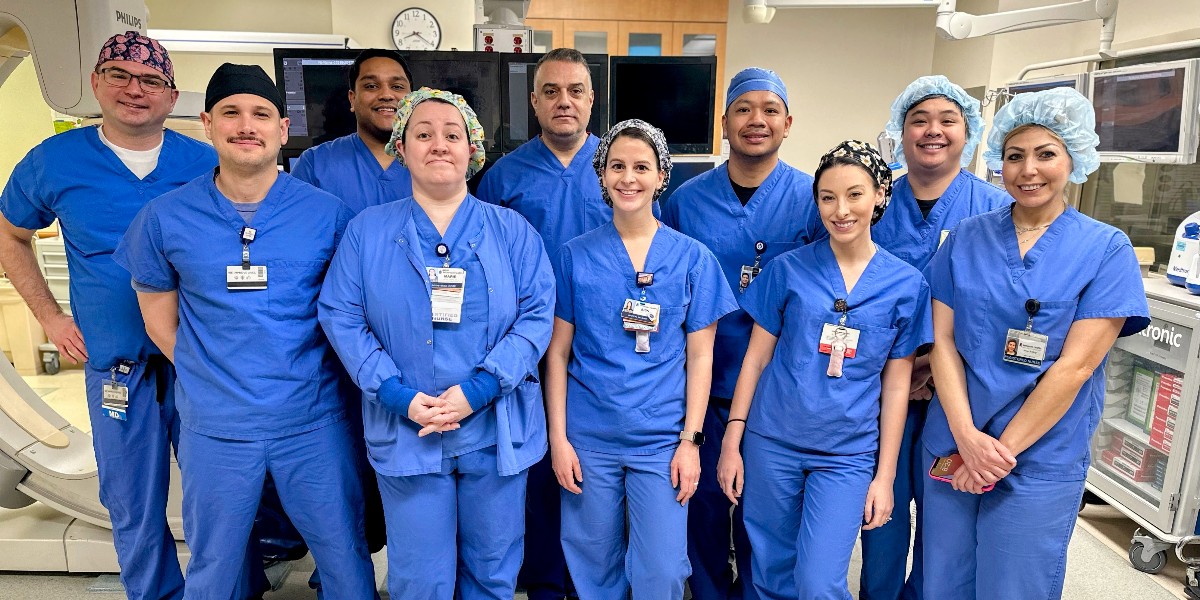 Congrats to Neurosurgeon Ritam Ghosh, MD, for recently performing the first venous sinus stent procedure for Idiopathic Intracranial Hypertension (IIH) at the Vickie and Jack Farber Institute for Neuroscience - Jefferson Washington Township Hospital. #TeamJefferson #Jefferson200