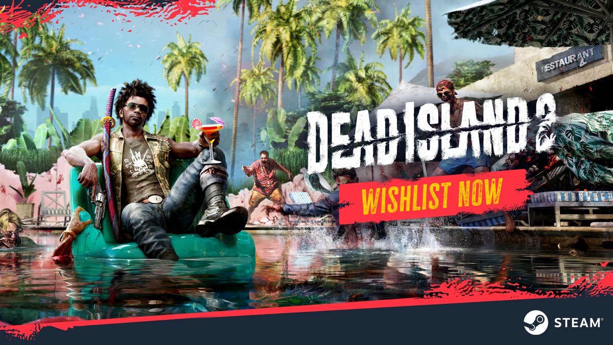 Lock and load, Slayers! Just one week left before Steam Release! Mark your calendars — you don't want to miss this

🌴👉bit.ly/DI2_on_Steam

#DeadIsland2onSteam #DeadIsland #SeeYouInHELLA