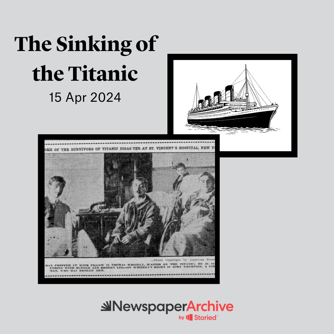 Reflecting on the tragic sinking of the Titanic on this day in 1912. A mournful reminder of the fragility of life and the power of human resilience. Let us honor the lives lost and never forget their stories. #TitanicAnniversary #Storied #FamilyHistory #TitanicHistory