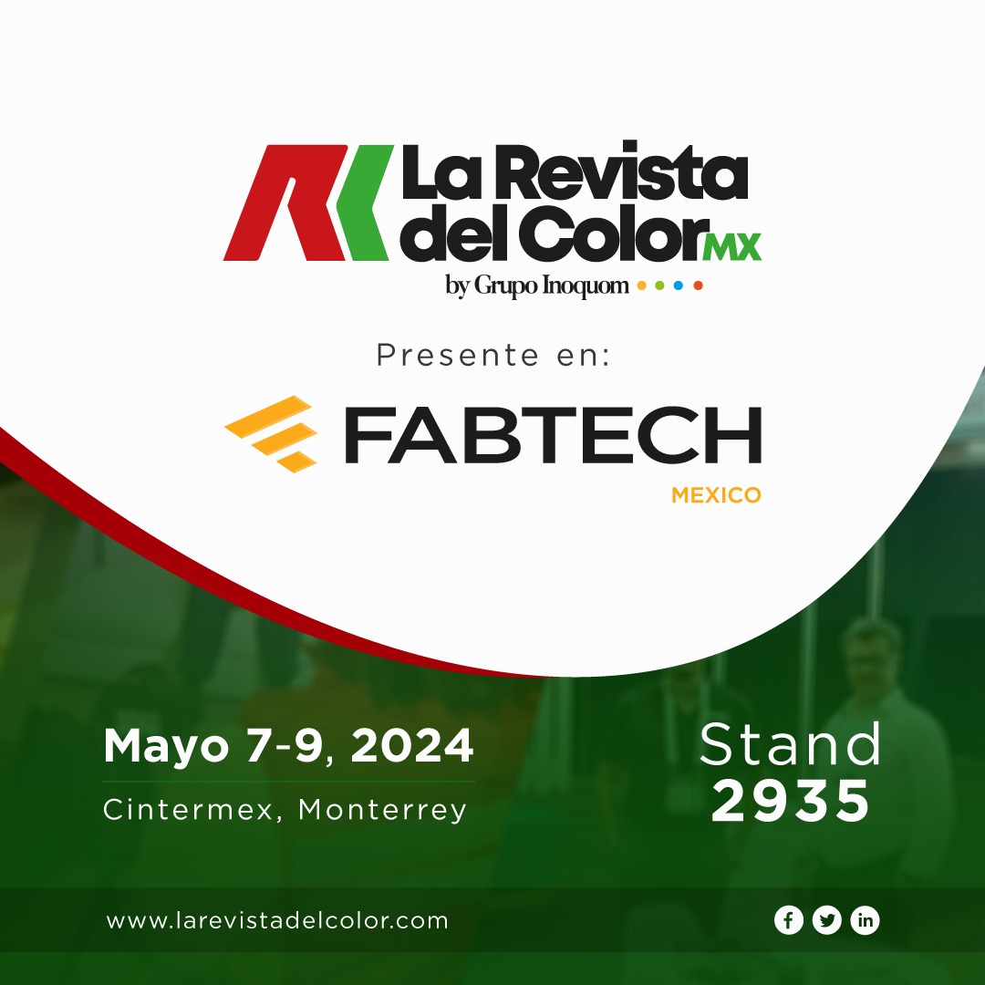 RevistaDColor's tweet photo. Será un placer verlos nuevamente durante @fabtechmexico 2024 en @cintermexmty. Los esperamos en nuestro stand 2935.

#larevistadelcolormx #FABTECHMexico https://t.co/YaerQ7RU8R