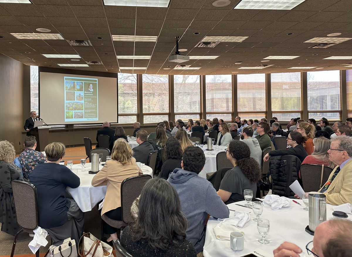 MSU Psychology &amp; friends gathered at a memorial luncheon to celebrate Dr. Deborah Kashy who passed away on Sept. 8, 2023.  Keynote speakers, Dr. David Kenny &amp; Dr. Robert Ackerman, spoke about her lasting impact on the field and their lives. 💚

More here: psychology.msu.edu/news-events/ne…