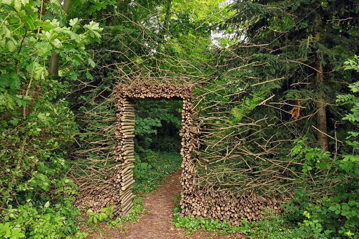 Natural doorways by German artist Cornelia Konrads