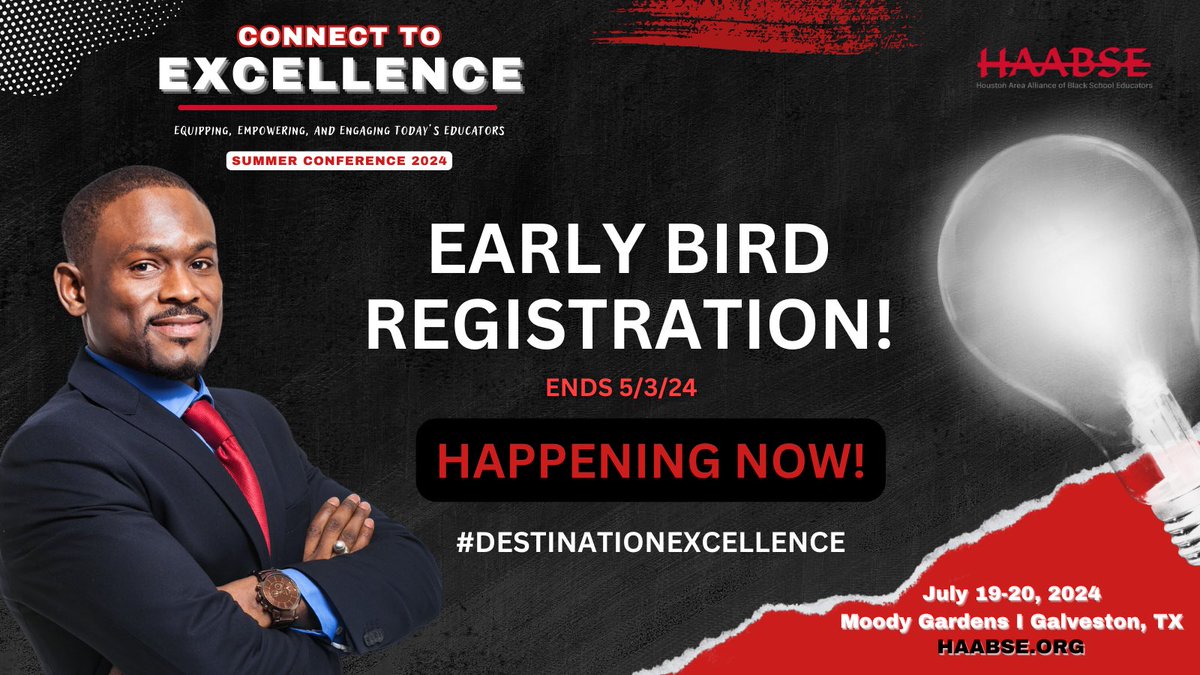 📣Don't miss out! Early Bird registration closes May 3rd! You will have a chance to gain valuable insights, connect with fellow educators, & level up your skills! 📝 🎟️Reserve your seat today: bit.ly/HAABSEConnect24 #destinationexcellence #HAABSE