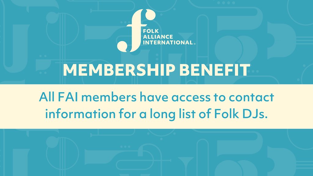 Attn: artists or labels seeking out radio promotion and promoters looking for entertainment for your event 🚨 You're in luck! All FAI members receive access to a list of contact information for a long list of Folk DJs. See the list: bit.ly/FAIBNFT
