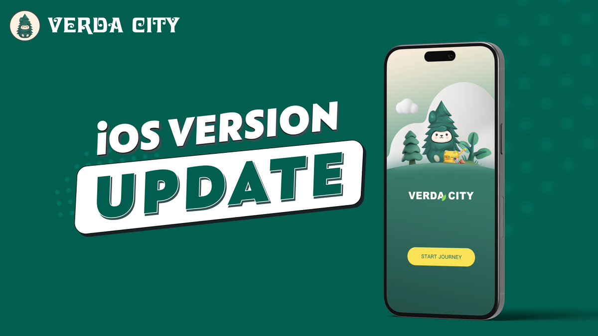 verda_city's tweet photo. Update Announcement

We are pleased to inform you that the latest version of the Verda City iOS app is now available for download. iOS users are encouraged to visit the Apple App Store to access the updated application. #Verdacity https://t.co/1oZkkcplJ0