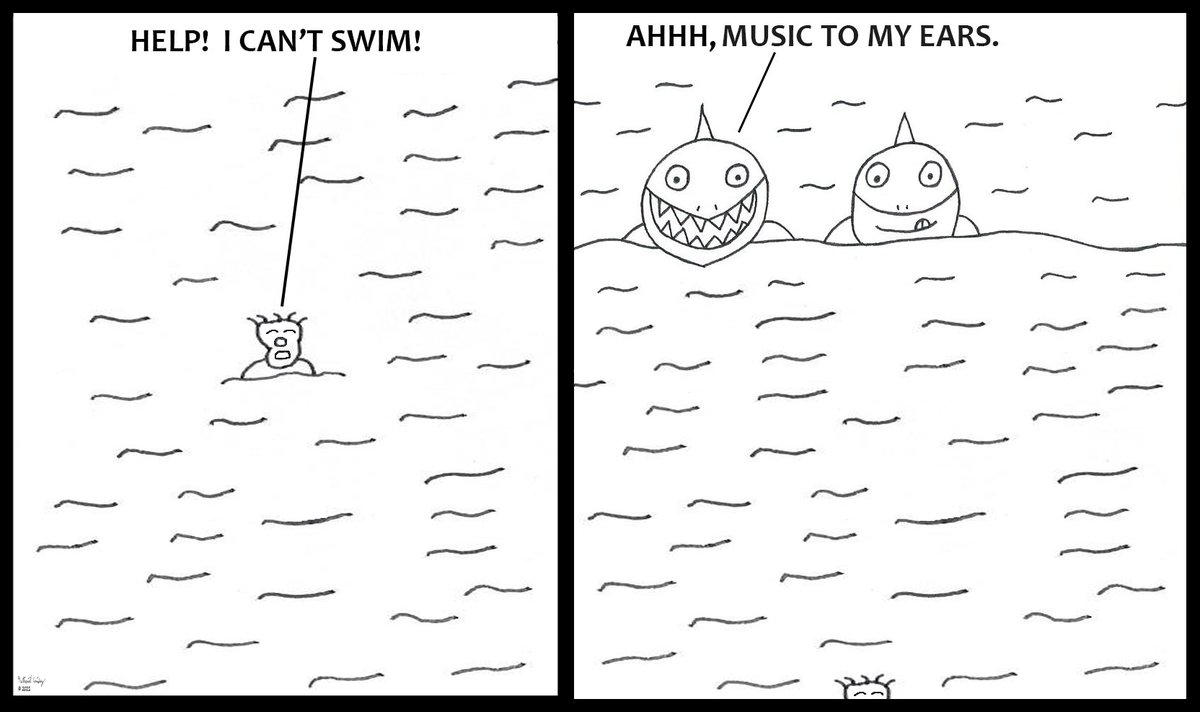 #comics #funny #webcomic #comicstrip #cartoon #humor #humorous #haha #funnycontent #comicstrips #comic #swimming #shark