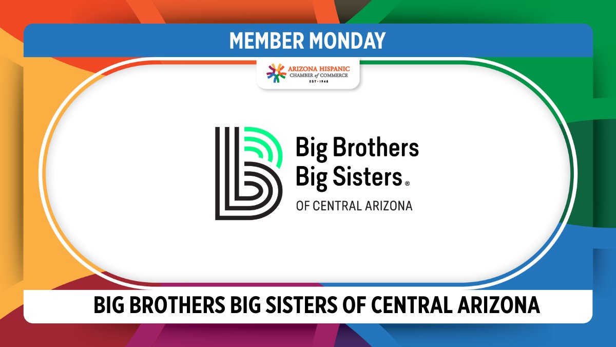 Happy #MemberMonday to Big Brothers Big Sisters of Central Arizona 🎉 They create meaningful, professionally supported matches between “Bigs” and “Littles”. Join on 4/25 for the NFL Draft Watch Party and draft a new line-up of Mentors. bbbsaz.org #arizona #AZHCC