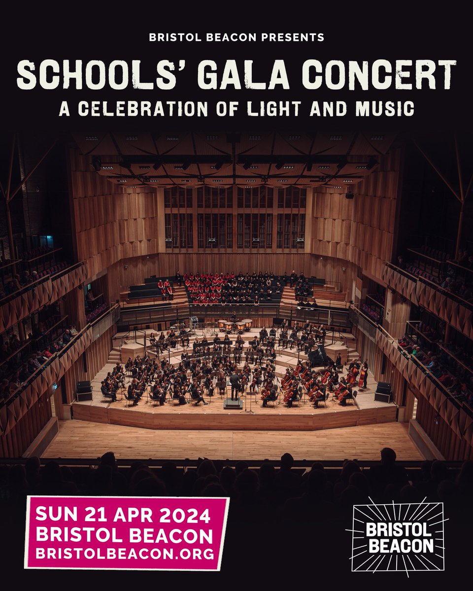 Tickets are still available for this Sunday's concert where some of our pupils will be performing at the fabulous @BristolBeacon with the Bristol Youth Orchestra and Choir. Sunday 21st April, 6pm: bristolbeacon.org/whats-on/schoo… @BadmintonSchool