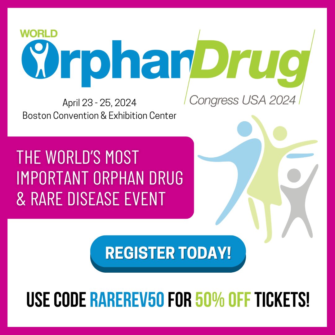 As a champion of the rare voice, RARE Revolution Magazine is a proud partner of the @World Orphan Drug Congress USA, coming to the Boston Convention & Exhibition Center this April 23-25.

Use code RAREREV50 for a 50% discount on tickets: tinyurl.com/cymu5jfc

#WorldOrphanUSA