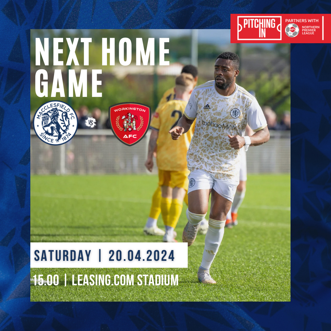 NEXT HOME GAME 🏡 | Saturday sees us return to the Leasing.com Stadium for the final time in the regular league season. Get your Workington tickets 🎟️⬇️ bit.ly/3Z2X1tI