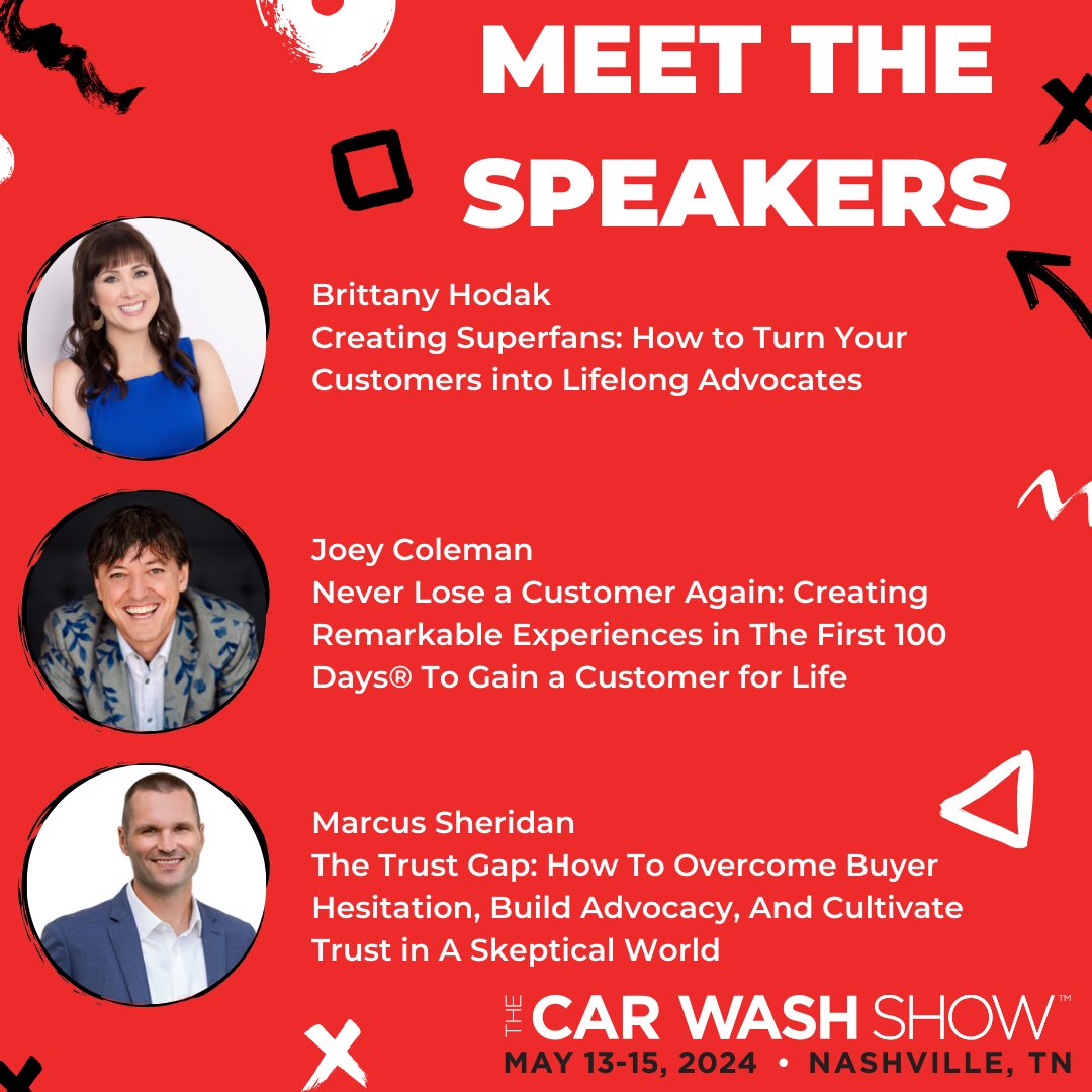 Have you seen the lineup of thought leaders on tap for The Car Wash Show next month?

From inside and outside the industry, check out what's in store for every member of your wash operation. 
carwashorg.info/443lj9t

#GoCarWashShow