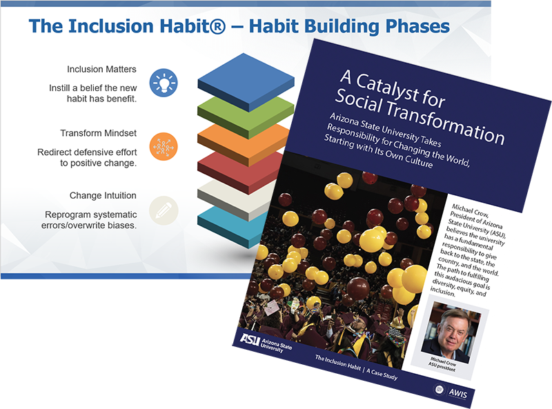 Despite the current backlash, organizations that commit to DEI are investing in their long-term financial success. The Inclusion Habit is an evidence-based solution which creates a more inclusive environment for all. Read more: awis.org/increase-inclu… #DiversityMonth