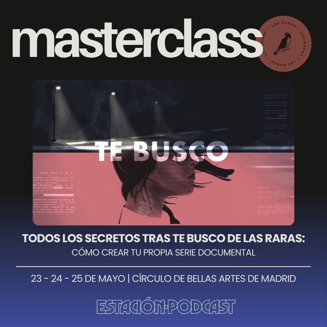 ¡Atención 🇪🇸! Aún pueden comprar entradas para nuestra clase magistral 'Todos los secretos detrás de TE BUSCO: Cómo crear tu propia serie documental' en @PodcastEstacion. ⚡20% de descuento con el código PODIUMPODCAST⚡ ¡No se queden fuera! Entradas acá: mutick.com/e/los-secretos…