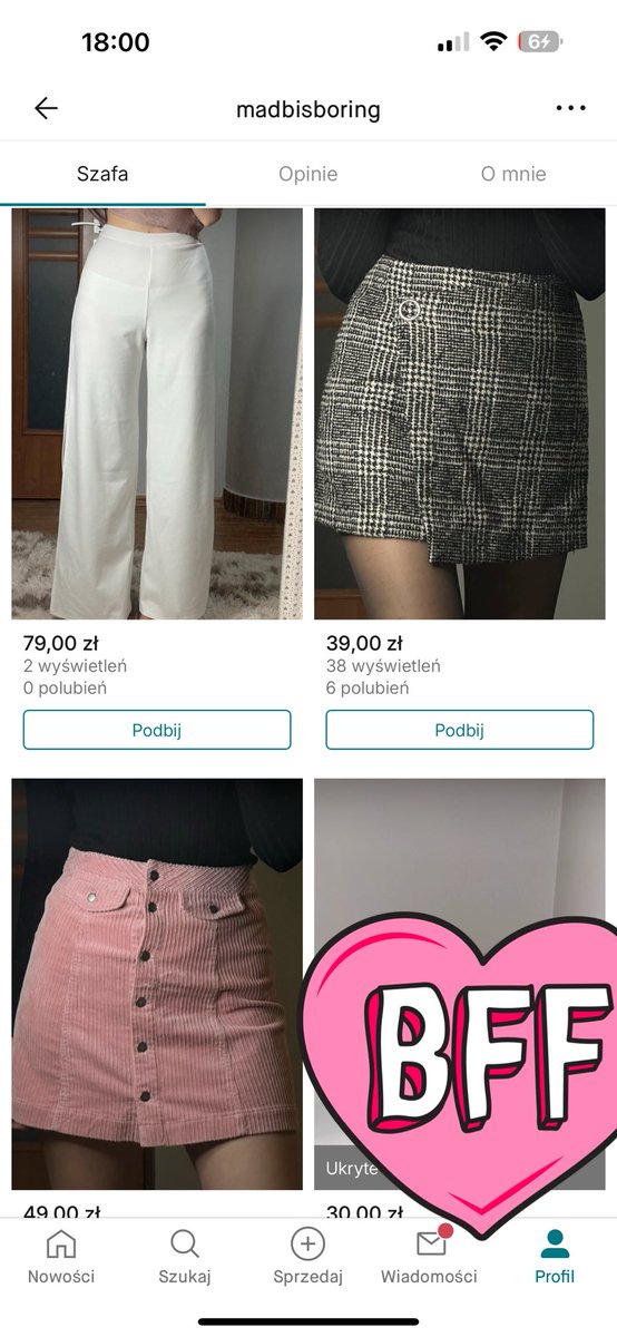 Dodałam nowe rzeczy na vinted [madbisboring] 🥹 zapraszam jeśli ktoś chętny i dajcie znać ze jesteście z TT jeśli chcecie negocjować ceny 😭 Moje rzeczy są praktycznie nie używane jak coś #vinted