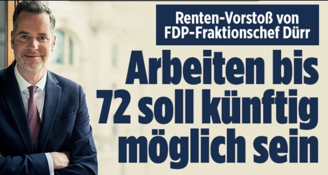 Ab 60 galt man in der Corona-Pandemie zur Risikogruppe. Es wird ernsthaft diskutiert, Menschen ab 70 den 'Lappen' abzunehmen, weil sie angeblich ein Verkehrsrisiko darstellen. Aber bis 72 plus X Jahren arbeiten gehen, sollen die Menschen wiederum fit genug sein? Wen wollt ihr…