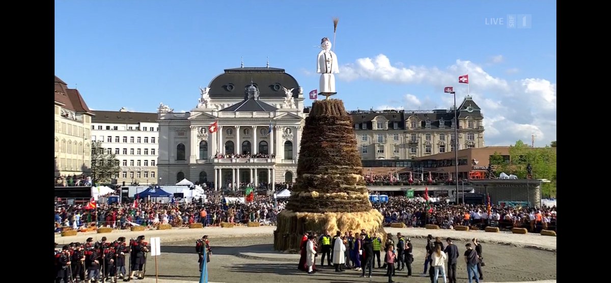 Der Klima-Aktivist Max V. schaffte nicht, was dem Sturm nun gelungen ist: keine Böögg-Verbrennung😱🤦‍♂️🥶 #Sächsilüüte #BöögGAU