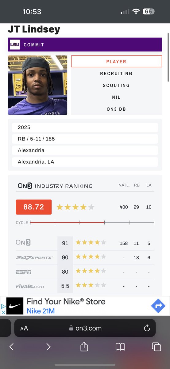 Showtime_JT🕺🏾 (4 ⭐️rb) (@jtlindsey4) on Twitter photo 