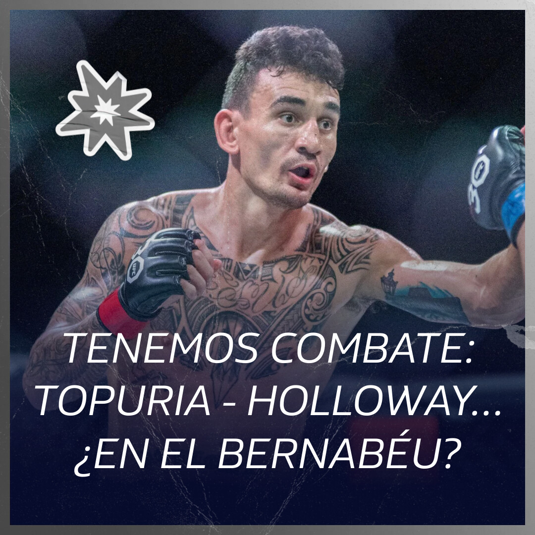 🥊 Tras uno de los KOs más espectaculare de la historia en el UFC 300, Holloway retó a Ilia Topuria 💬 'Me da igual luchar donde sea. Aquí, en España, o donde sea. Quiero aspirar al título' 🆚 ¿Será este el combate estrella de la velada de UFC que quieren llevar al Bernabéu?