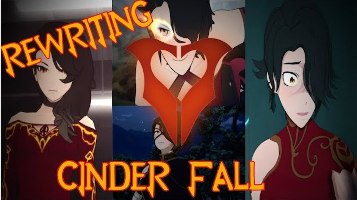 Here's a refurbished video, Rewriting Cinder Fall from RWBY. It was something I made YEARS ago and sproosed up with my current layout. youtube.com/watch?v=xuTHu0…