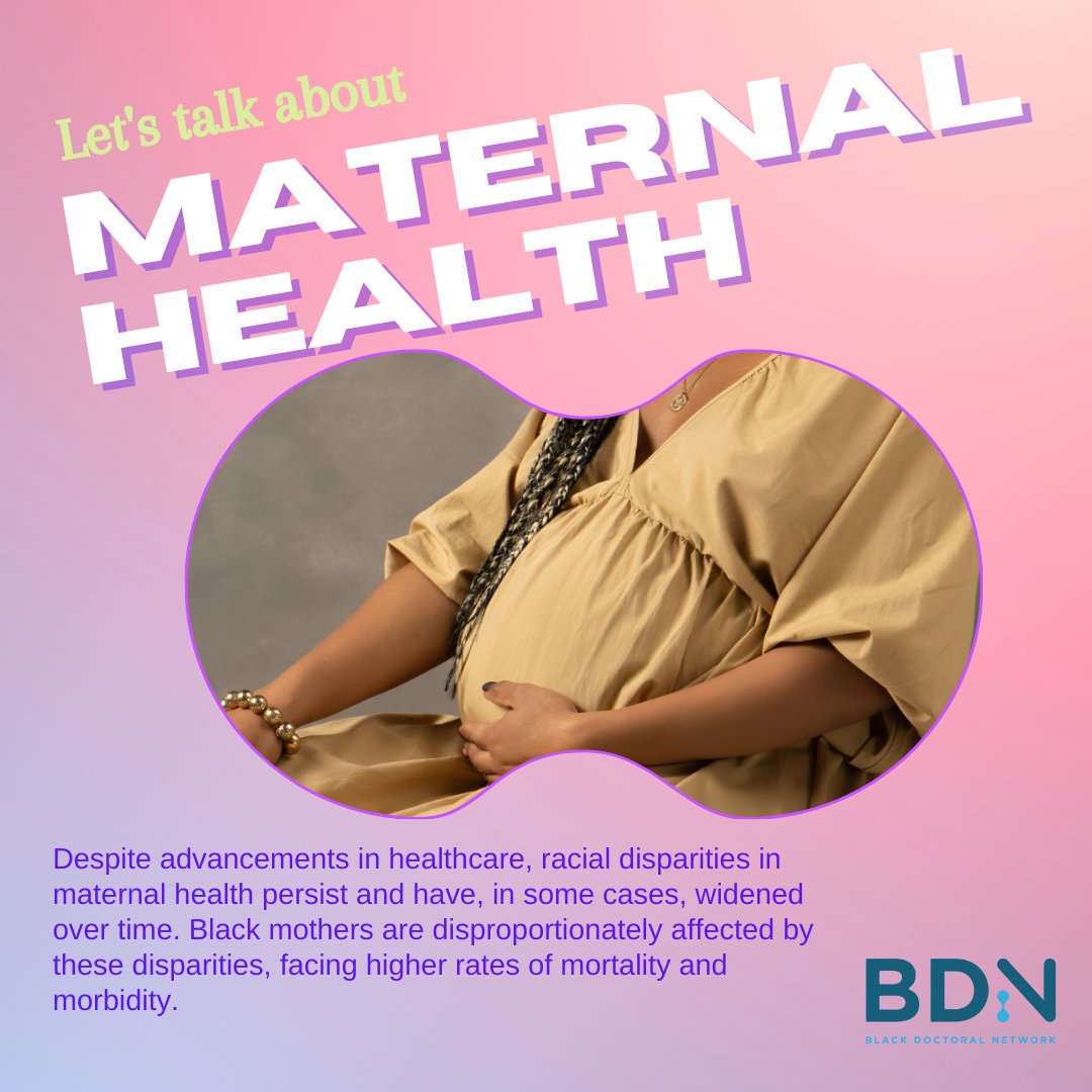 📢 Join us in recognizing Black Maternal Health Week! At Black PhD Network, we're committed to addressing disparities in maternal health outcomes for Black women. Let's amplify their voices and work towards equitable healthcare for all mothers. #BMHW #BlackMaternalHealth ✊🏾