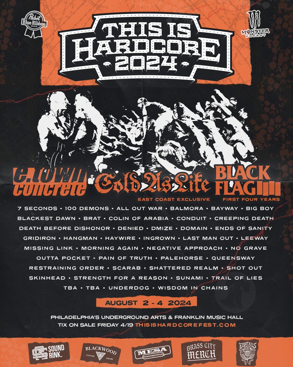 HARDCORE!!! ROAR! On sale this Friday at 10am!