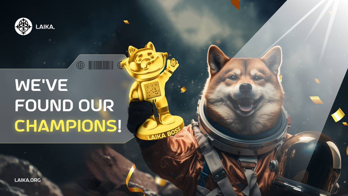 We've Found Our Champions! 👀😎 Drumroll, please! Our 'Guess Laika's Fate' contest just wrapped up, and we've crowned TWO sharp minds who were closest with their predictions! That's why we decided to split the victory between two, EACH of whom takes home $500 in Laika! Congrats