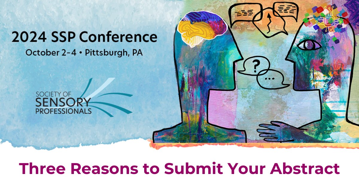 Here are a few key reasons to submit your research for consideration at #Sensory#2024:

1. Gain visibility and recognition
2. Networking and collaboration
3. Professional development

Submit by May 13: bit.ly/3ToiwCW

#SensoryScience #SensorySociety